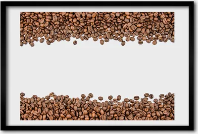 Produktbild von Bild 60x40 MDF-Rahmen, Wandkunst Kaffeebohnen