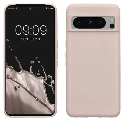 Produktbild von kwmobile Handyhülle für Google Pixel 8 Pro Hülle - TPU Case - Kabelloses Laden - Schutzhülle Cover in Coconut Swirl