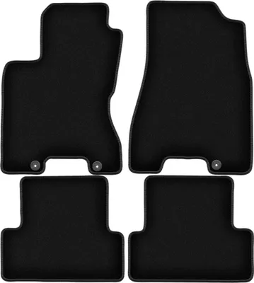 Immagine prodotto di Tappetini in velluto per Nissan X-Trail II T31 (2007-2014, SUV) neri, set 4 pz, con fissaggi