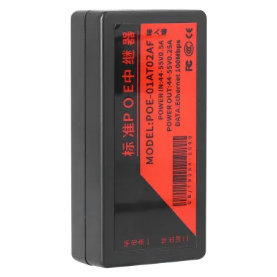 Produktbild von POE Repeater Standardowy przedłużacz sieciowy 100Mbps Adapter kamery Rozdzielacz 8.8x4.2x2cm