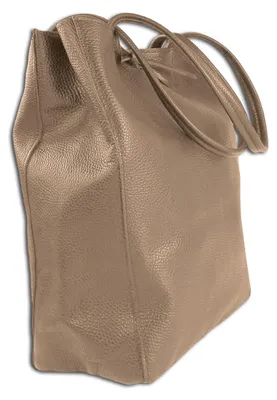 Obrázek produktu pro Kožená taška Toscanto shopper shoulder bag taupe dark beige OTTM107SN