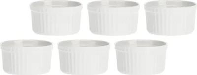 Zdjęcie produktu dla La Porcellana Bianca zestaw 6 ramekinów okrągłych 8 cm P500406007Z
