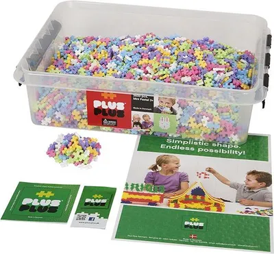 Produktbild von Plus-Plus Bausteine Pastell 3600 Stück kreatives Spielzeug