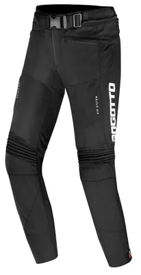 Zdjęcie produktu dla Wodoodporne tekstylne spodnie motocyklowe Bogotto Boomerang, czarne, XL