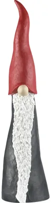 Produktbild von Nääsgränsgården Tomte Hoher Hut Höhe 51 cm grau, rot
