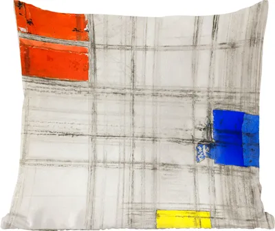Produktbild von MuchoWow® Zierkissen Sofakissen Wohnzimmer Dekokissen 45x45 cm Studie für eine Komposition - Piet Mondrian - Schlafpolster - Polster für das Sofa