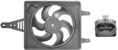 Produktbild von VAN WEZEL 0156746 Lüfter Motorkühlung Kühlerlüfter für ALFA ROMEO 156 (932) Wasserkühler Ø340mm