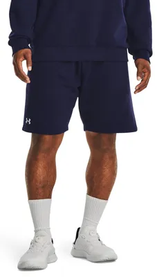 Productafbeelding van UA Rival Fleece Korte Broek - BLU (Blauw)