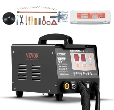Produktbild von VEVOR Ausbeulspotter, 3kW, Dellenreparaturset mit 2 Schweißpistolen, automatisch