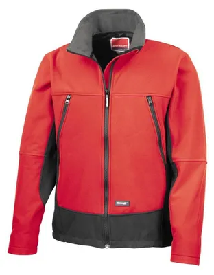Immagine prodotto di Giacca softshell da uomo Result, impermeabile, antivento FK569 (L) (rosso/nero)