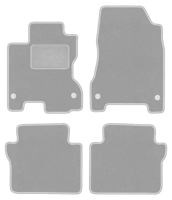 Immagine prodotto di Tappetini in moquette per Renault Koleos I 2007-2016 (SUV) – set 4 pezzi, grigi, su misura – Wielganizator OSLO