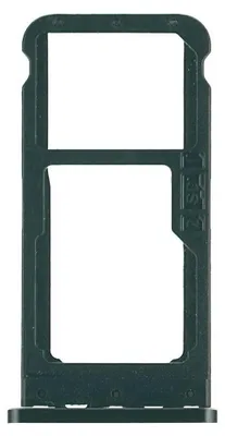 Produktbild von Nokia 6.1 Sim Karten Halter Tray Fach, Schwarz