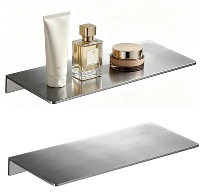 Produktbild von Duschkorb Duschablage Wandmontage Gebürstet Edelstahl 30cm 2er Set