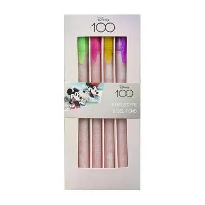 Produktbild von Disney 100 - Minnie Mouse - 6 Gelstifte
