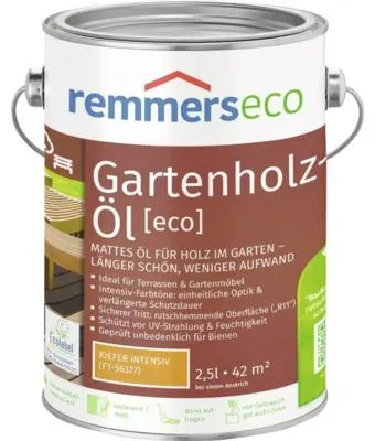 Produktbild von Remmers Gartenholzöl [eco] kiefer-intensiv 2,5 l