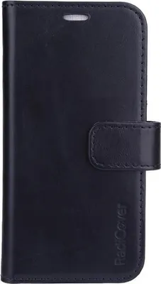 Obrázek produktu pro RADICOVER Radiační ochranný kryt na mobil kožený iPhone 13 Mini 2v1 magnetický kryt černý RFID