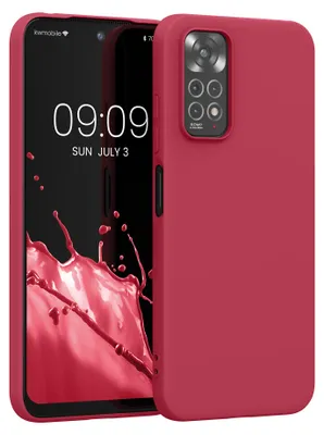 Produktbild von kwmobile Handyhülle für Xiaomi Redmi Note 11 / Note 11S Hülle - TPU Case - Kabelloses Laden - Schutzhülle Cover in Sweet Cherry