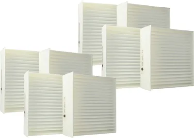 Produktbild von vhbw Filterset kompatibel mit Paul Climos 200, F 200 Basic, F 200 Lüftungsgerät - Luftfilter M5 / F7 (8 Stück), 17 x 17 x 4,5 cm, Weiß
