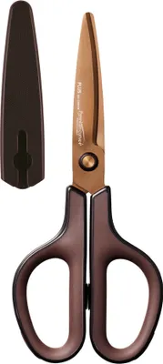 Produktbild von PLUS JAPAN Universalschere FITCUT CURVE Titanium braun