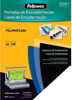 Produktbild von Fellowes 5476603, A4, Polypropylen (PP), Schwarz, 0,3 mm, 210 mm, 298 mm