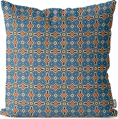 Produktbild von VOID Arabesk Mosaik Kachel Muster Kissenbezug Kissenhülle sofa couch wohnzimmer dekoration wasserfest Outdoor Garten Kissen bezug deko