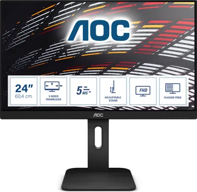 Zdjęcie produktu dla AOC 60,5 cm (23,8") 24P1 16:09 DVI+HDMI+DP+USB IPS Lift