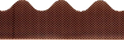 Produktbild von Fassadenprofile Traufenbelüftungsprofil wellenförmig, 105cm, PVC 50 Stück Braun, für Wellplattenprofil 6 geeignet, optimale Fassaden- & Dachbelüftung