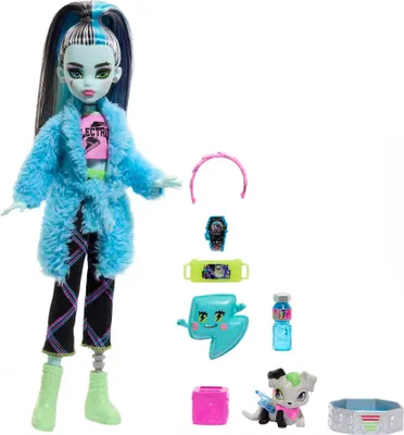 Produktbild von MATTEL Monster High Pyjamaparty-Puppe Frankie Stein