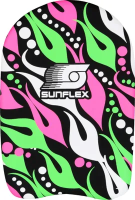 Produktbild von SUNFLEX 74839 - Schwimmbrett mit flexiblen Schaumkern, Schwimmhilfe  pink/grün