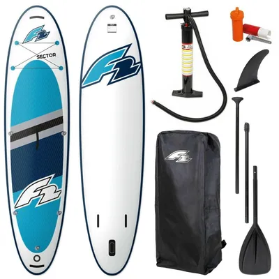 Obrázek produktu pro Sada pro paddleboard F2 SECTOR 10,5, včetně paddleboardu, hliníkové pádle a nafukovacího paddleboardu iSUP o délce 320 cm