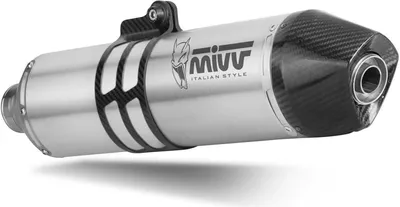 Imagen del producto de Escape deportivo ovalado de acero inoxidable MIVV para HUSQVARNA 701 Enduro/Supermoto