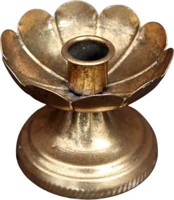 Produktbild von Kerzenständer gold Blüte