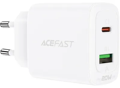 Immagine prodotto di Acefast Caricatore Usb Tipo C / Usb 20W, Pps, Pd, Qc 3.0, Afc, Fcp Bianco (A25 Bianco)