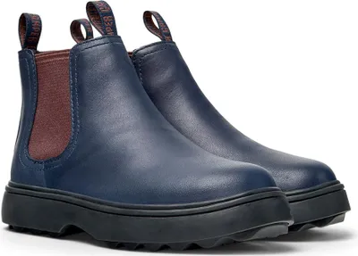Image de Bottines Camper Norte, couleur bleue, pointure EU 32, pour garçon, couleur bleue, pointure EU 32
