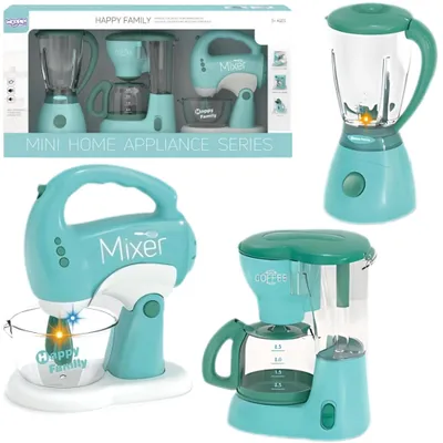 Produktbild von WOOPIE 3-in-1-Küchengeräte-Set für Kinder: Mixer, Stabmixer, Küchenmaschine
