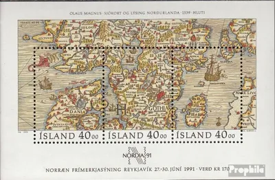 Produktbild von Briefmarken Island 1990 Mi Block11 (kompl.Ausg.) postfrisch NORDIA