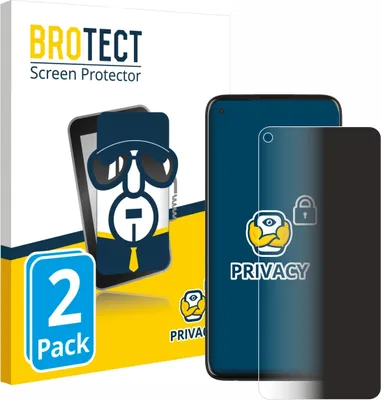 Produktbild von 2x BROTECT Sichtschutzfolie für Motorola Moto G Pro Anti-Spy Privacy Sichtschutz Blickschutz Folie Blaulicht-Schutz