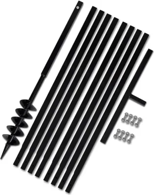 Produktbild von Erdbohrer mit Griff 100 mm Verlängerungsrohr 9 m