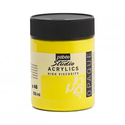 Immagine prodotto di Pebeo Studio Acrylics 500 ml, giallo primario