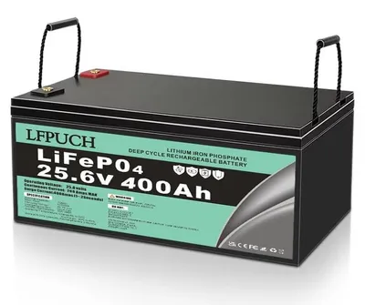 Zdjęcie produktu dla Akumulator litowo-jonowy 24 V, 400 Ah, LiFePO4 - akumulator ładowalny - wysoka pojemność - magazynowanie energii - instalacje solarne