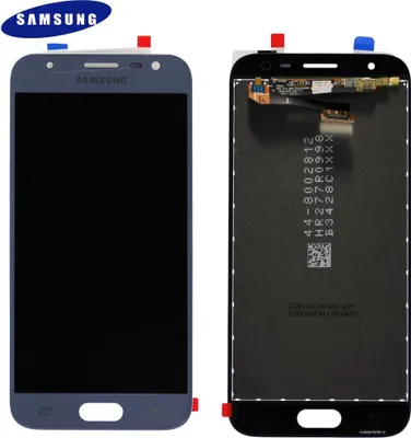 Obrázok produktu pre Originálny Samsung Galaxy J3 2017 SM-J330F LCD displej s dotykovým sklom (servisný balík) Silver/Blau GH96-10992A