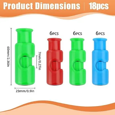 Produktbild von PolkaHome® 18 Stück Verschlussclips für Beutel, Lebensmittel-Clips, Wiederverwendbare Taschenverschlüsse, Frischhalteclips für Küche