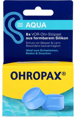 Image de Ohropax Aqua Silicone Bouchons d'oreille 6 pces