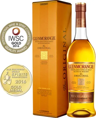 Produktbild von Glenmorangie The Original 10 Jahre Highland Single Malt Scotch Whisky in Geschenkpackung | 40 % vol | 0,7 l