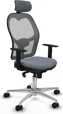 Obrázok produktu pre Kancelárske kreslo s opierkou hlavy Piqueras y Crespo 1D086N2 Grey