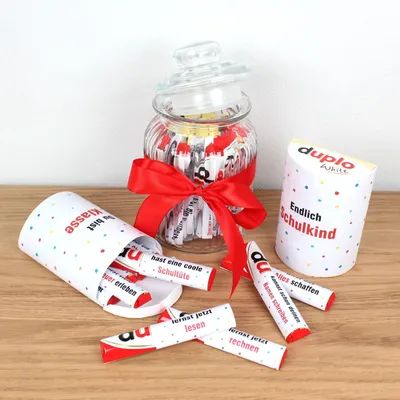 Produktbild von AUFKLEBER SET - Duplo Endlich Schulkind Einschulung Geschenk