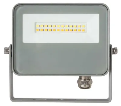 Produktbild von Sky 10W LED-Außenstrahler mit 3000K/4000K/5000K, 115° Farbtemperaturregelung, mattsilberne Oberfläche - Beneito & Faure