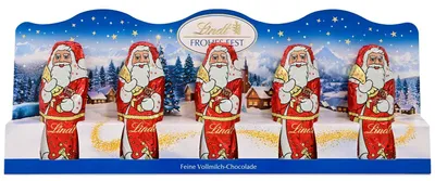 Produktbild von Lindt Mini Weihnachtsmann, Milchschokolade, 210 mm, 83 mm, 20 mm, Geschenkbox