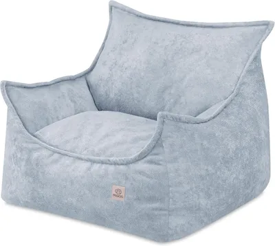 Immagine prodotto di Poltrona per bambini MISIOO Roya Chenille – Poltrona per la cameretta dei bambini, morbido pouf per bambini, divano a sacco da pavimento, CHENILLE di alta qualità, 80x73x58 cm