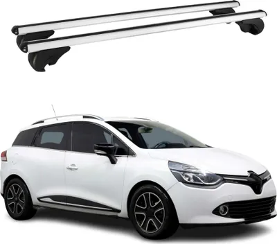 Produktbild von Dachträger Grundtäger für Renault Clio Grandtour 2012-2025 75kg Alu Silber 2 tlg